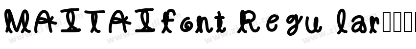 MAITAIfont Regular字体转换